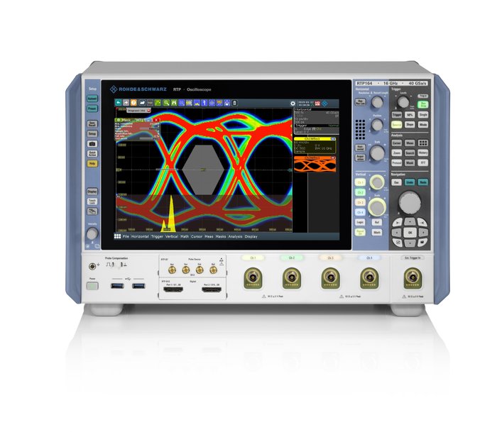 R&S RTP high-performance oscilloscope from Rohde & Schwarz doubles maximum bandwidth to 16 GHz